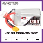 GAONENG GNB 1300MAH 22,8 V HV 6S 50C 100C HV XT60 LiPo-Akku Soft Pack Long Range FreeStyle FPV DRONE LiHV Hochspannung
